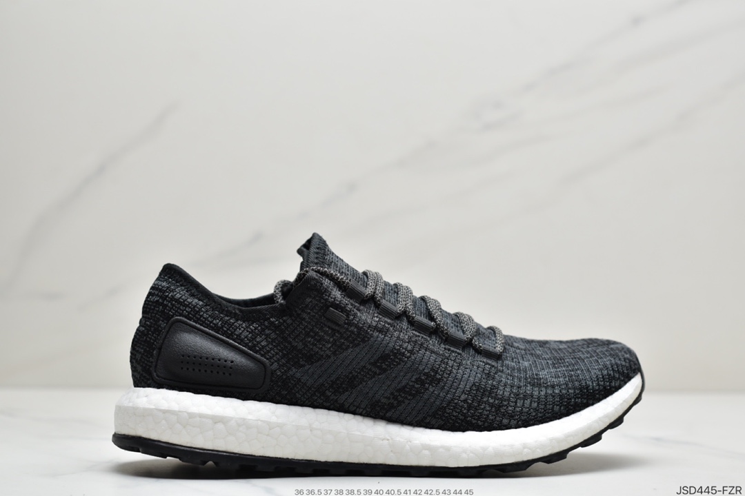 200 阿迪达斯 PureBoost 针织爆米花跑步鞋 BB7804