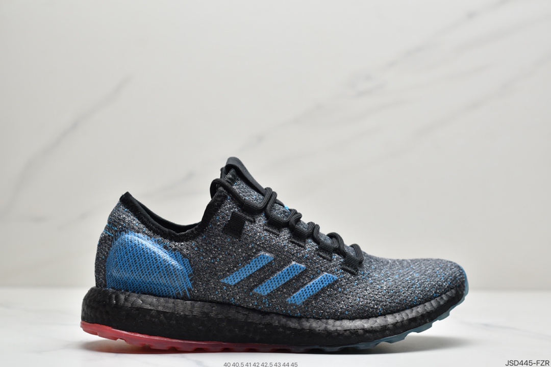 200 阿迪达斯 PureBoost 针织爆米花跑步鞋 BB7804