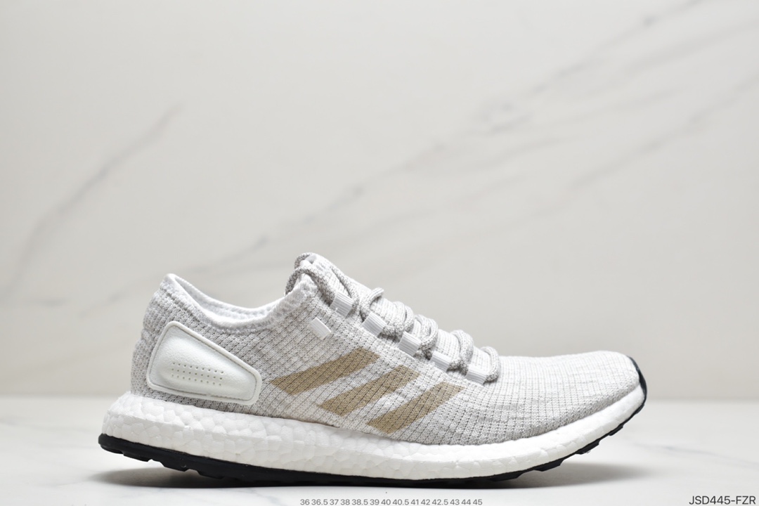200 阿迪达斯 PureBoost 针织爆米花跑步鞋 BB7804