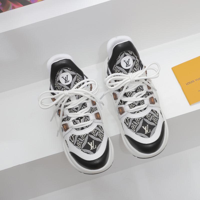 Louis Vuitton Shoes Sneakers Printing Monogram Canvas Calfskin Cowhide Summer Collection LV Circle Sweatpants