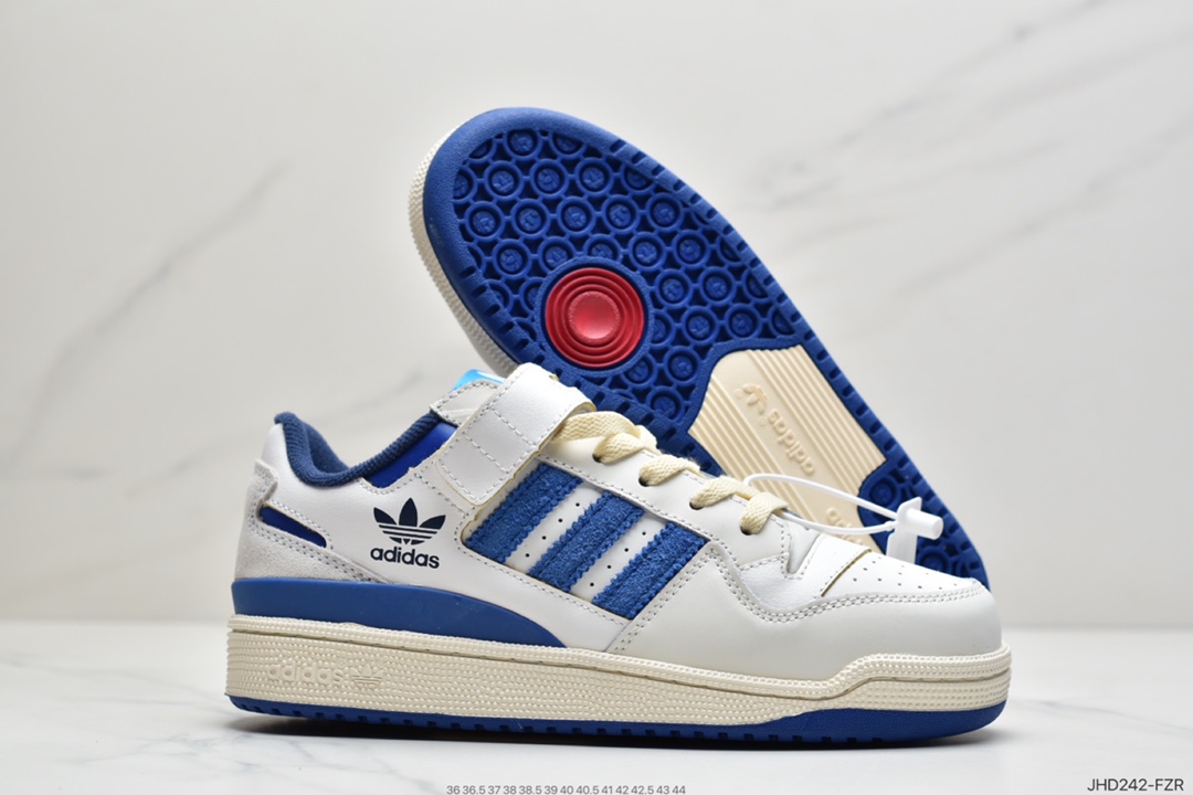190  Adidas Forum 84 Low OG “Bright Blue” 白蓝 低帮百搭潮流休闲运动板鞋S23764