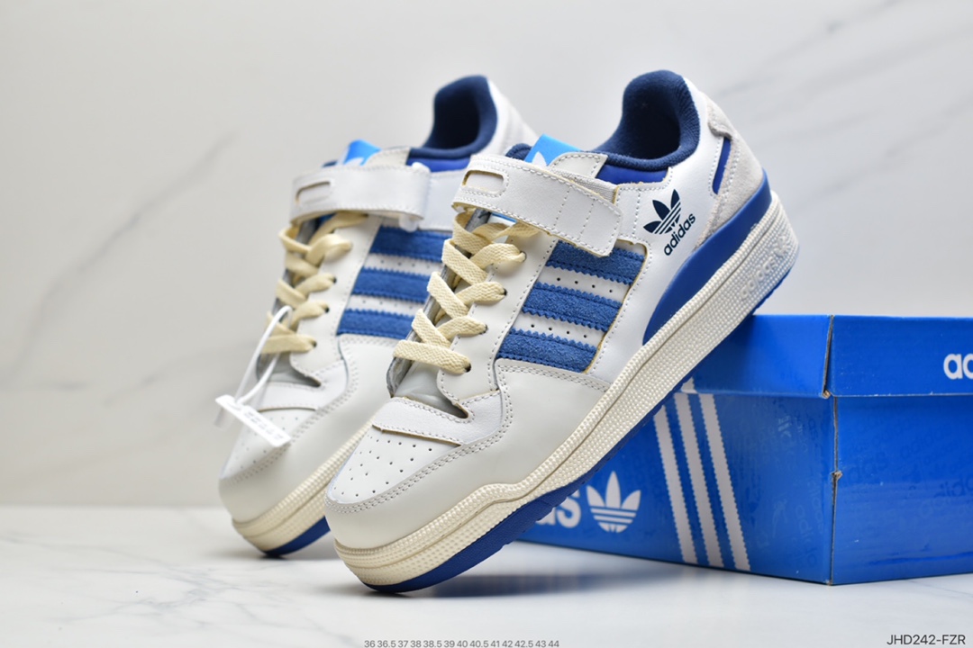 190  Adidas Forum 84 Low OG “Bright Blue” 白蓝 低帮百搭潮流休闲运动板鞋S23764
