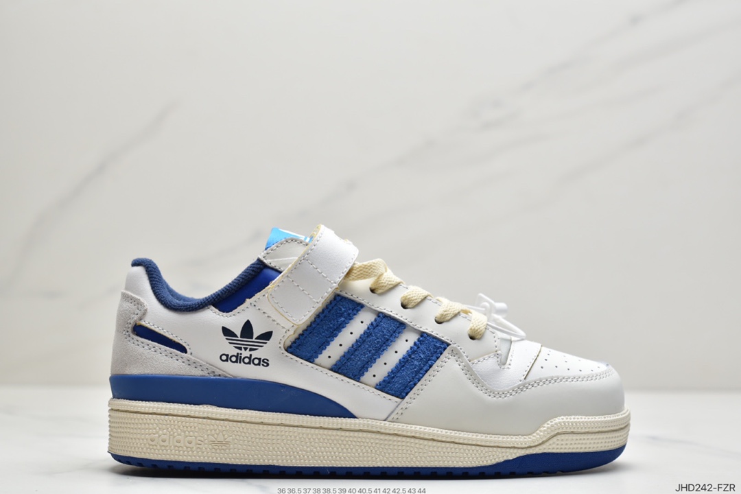 190  Adidas Forum 84 Low OG “Bright Blue” 白蓝 低帮百搭潮流休闲运动板鞋S23764