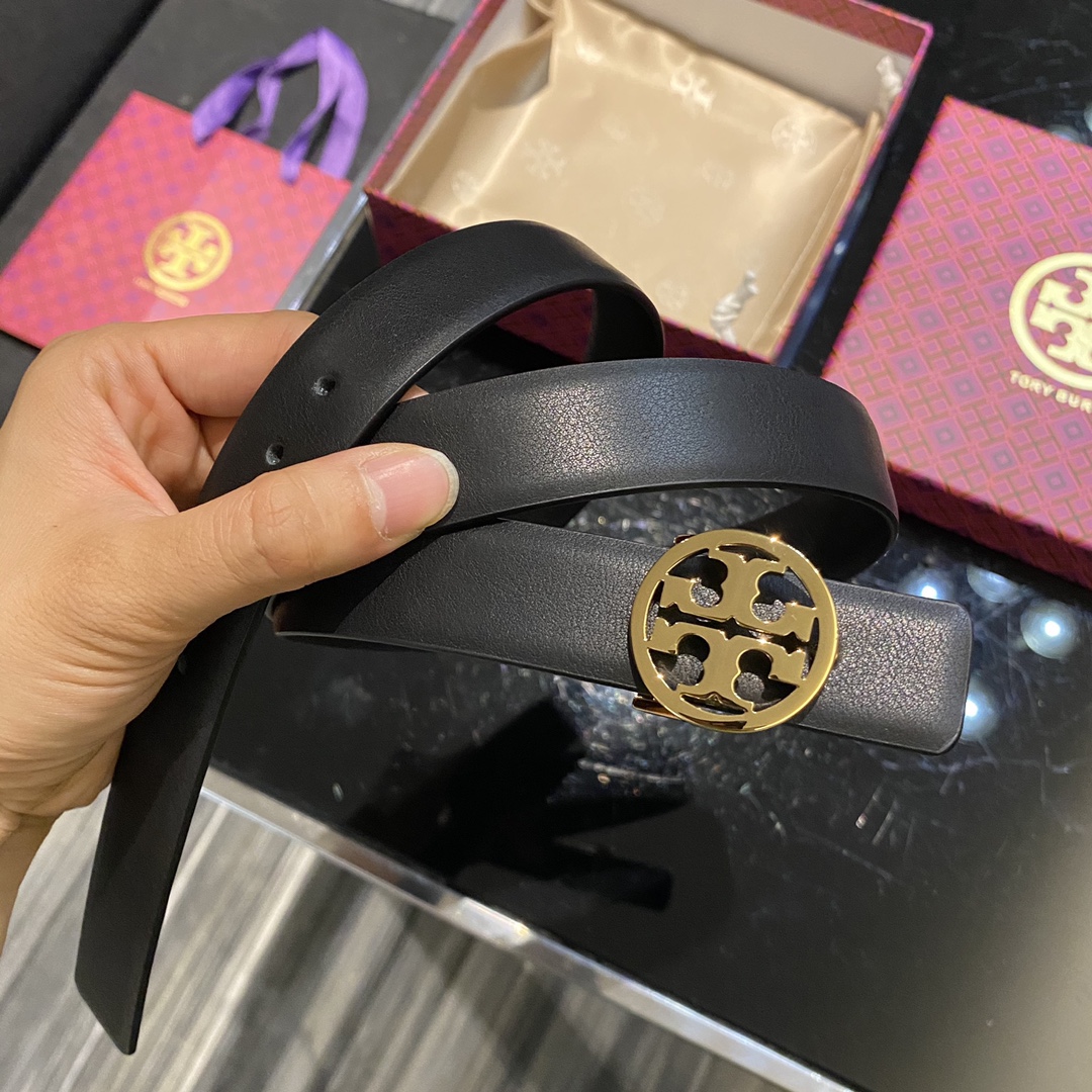 托里伯奇双面可用.平纹小牛皮.2.5