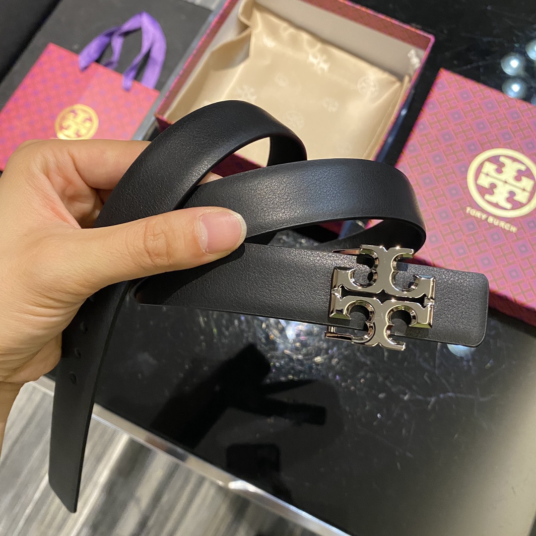 托里伯奇双面可用.平纹小牛皮.2.5