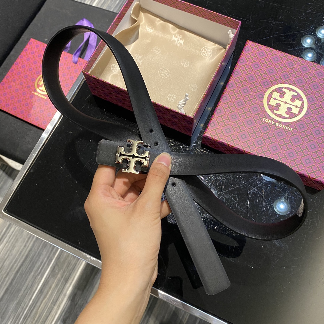 托里伯奇双面可用.平纹小牛皮.2.5