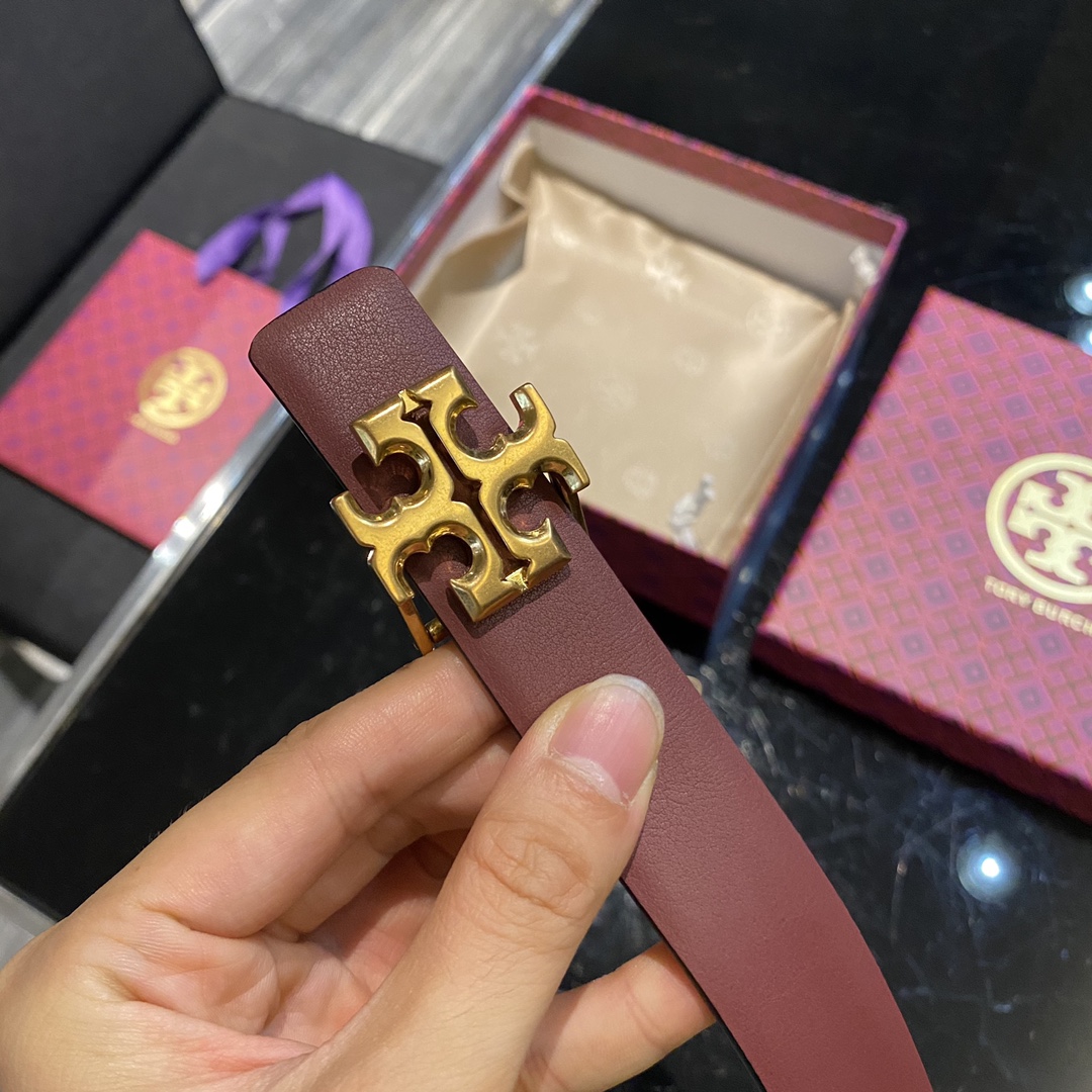 托里伯奇双面可用.平纹小牛皮.2.5