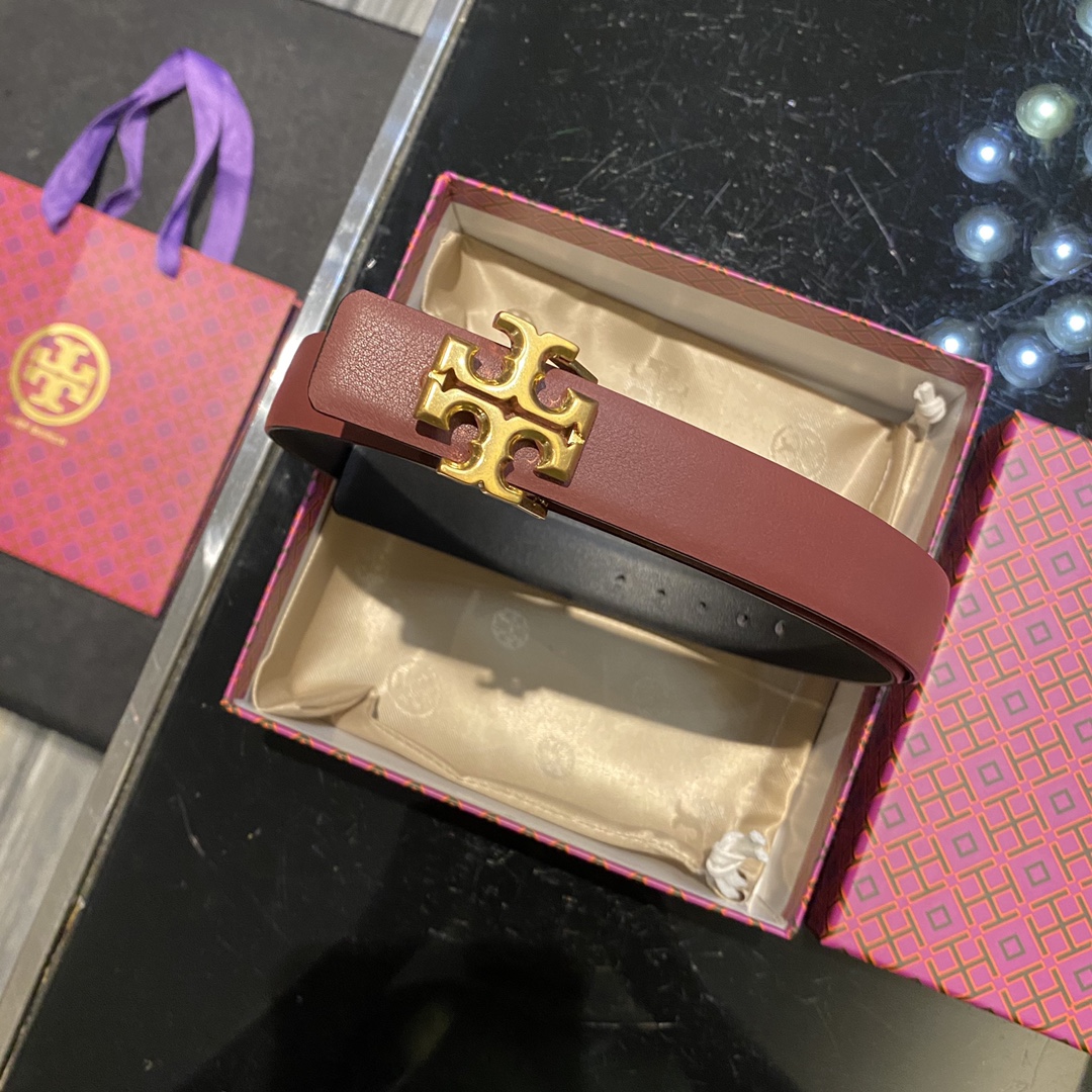 托里伯奇双面可用.平纹小牛皮.2.5