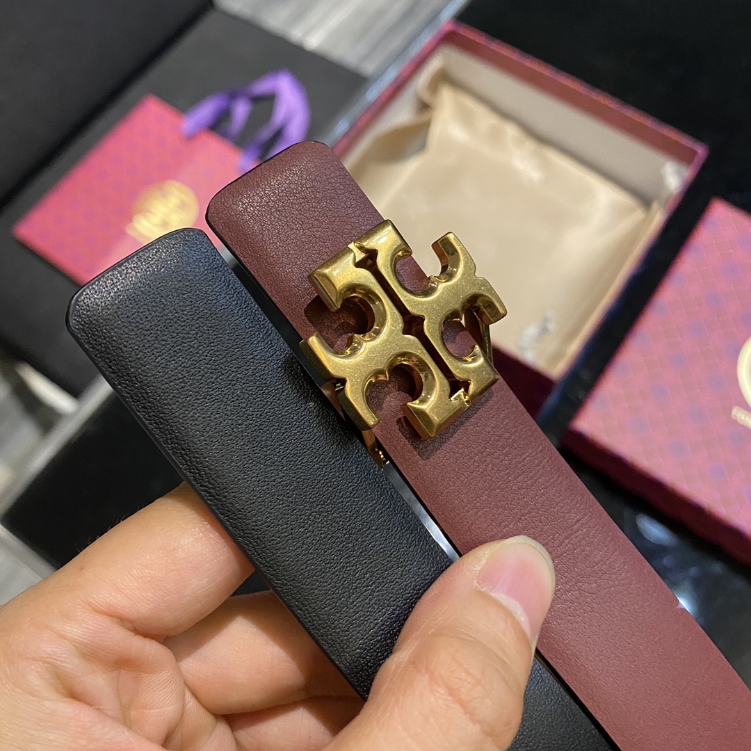 托里伯奇双面可用.平纹小牛皮.2.5