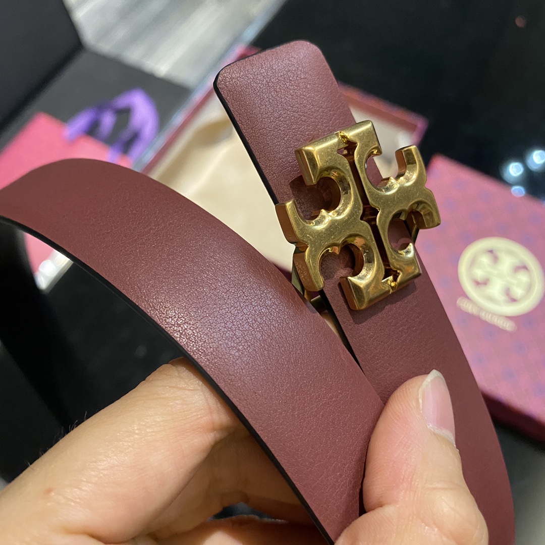 托里伯奇双面可用.平纹小牛皮.2.5