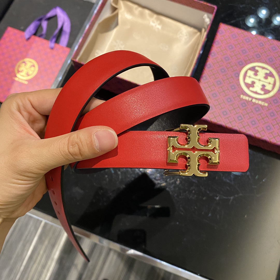 托里伯奇双面可用.平纹小牛皮.2.5