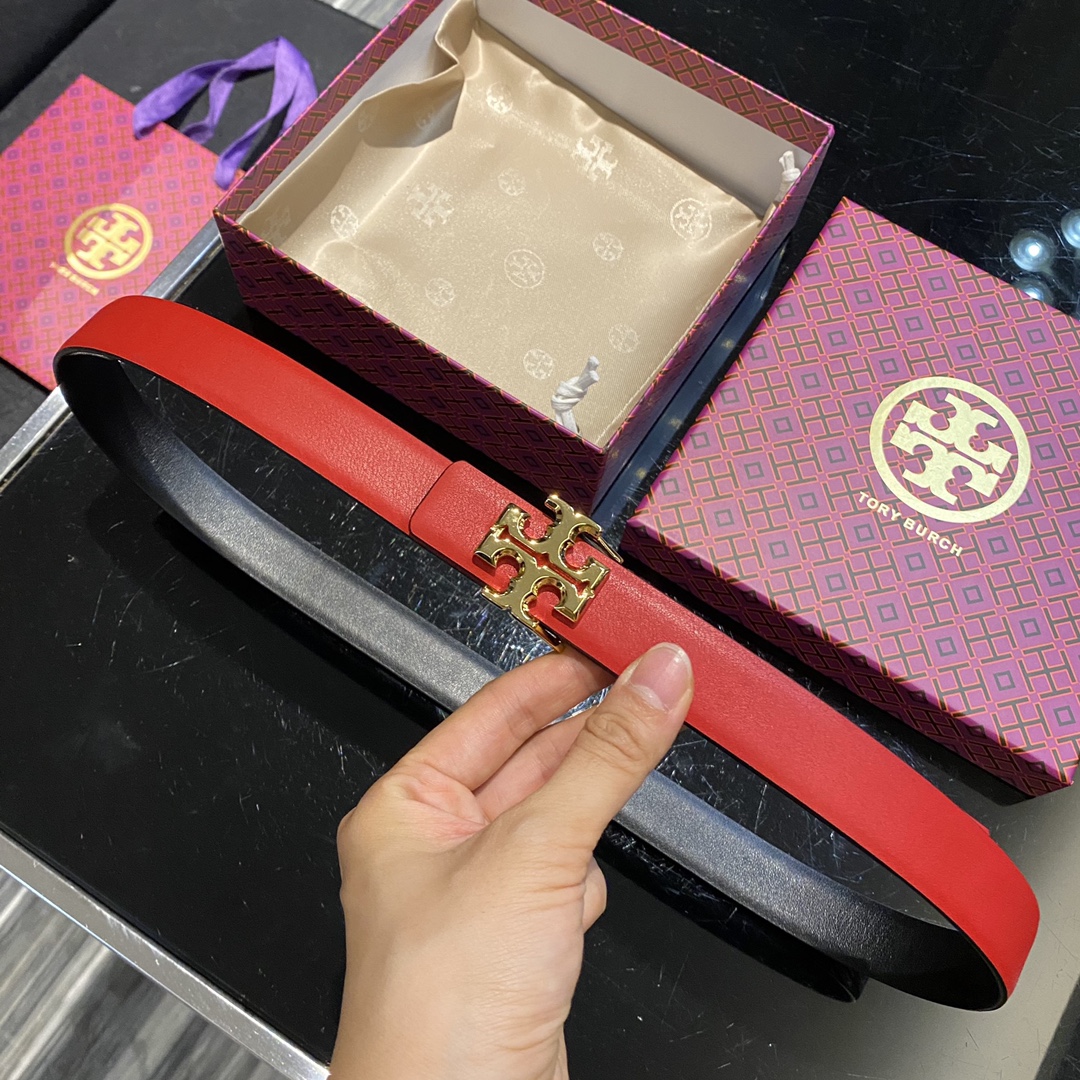 托里伯奇双面可用.平纹小牛皮.2.5