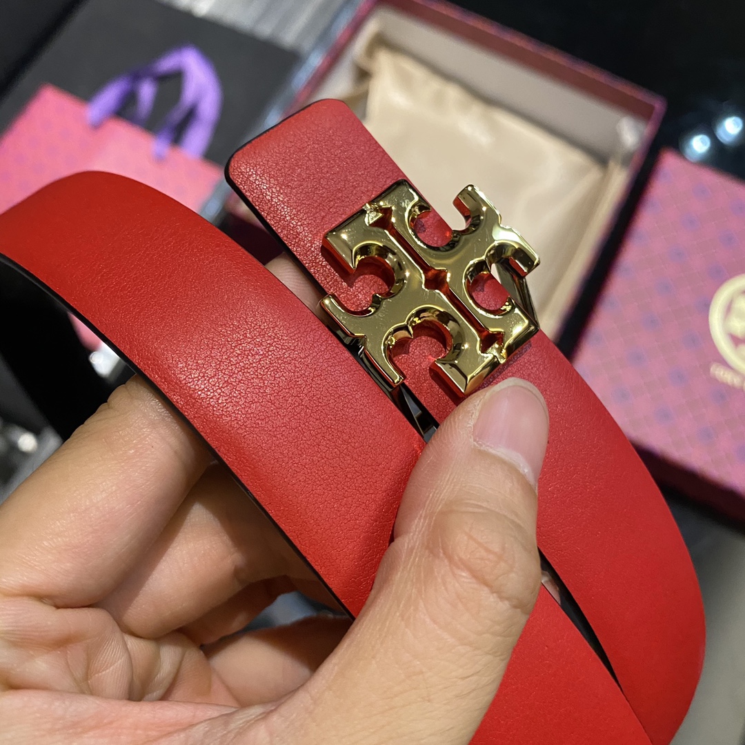 托里伯奇双面可用.平纹小牛皮.2.5