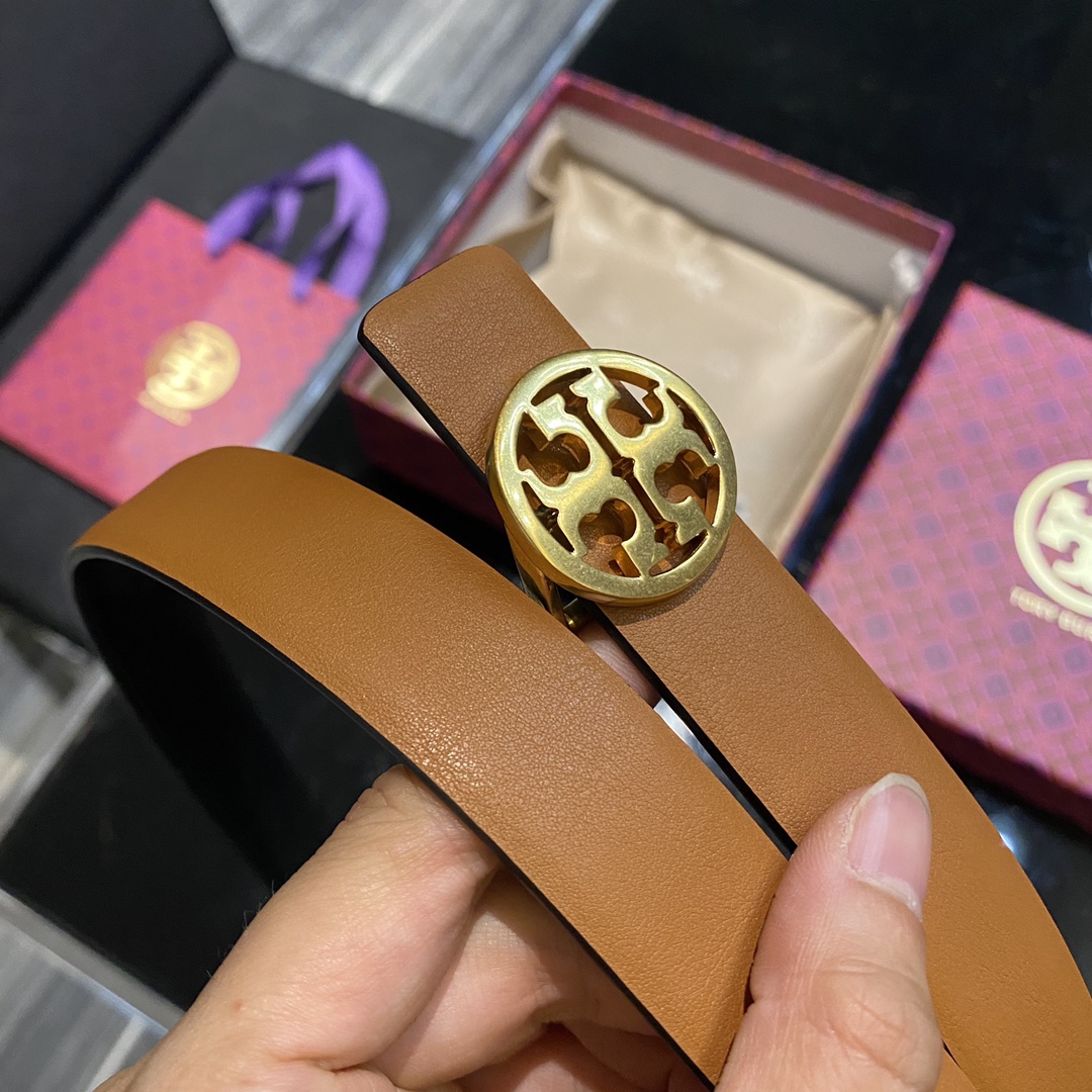 托里伯奇双面可用.平纹小牛皮.2.5