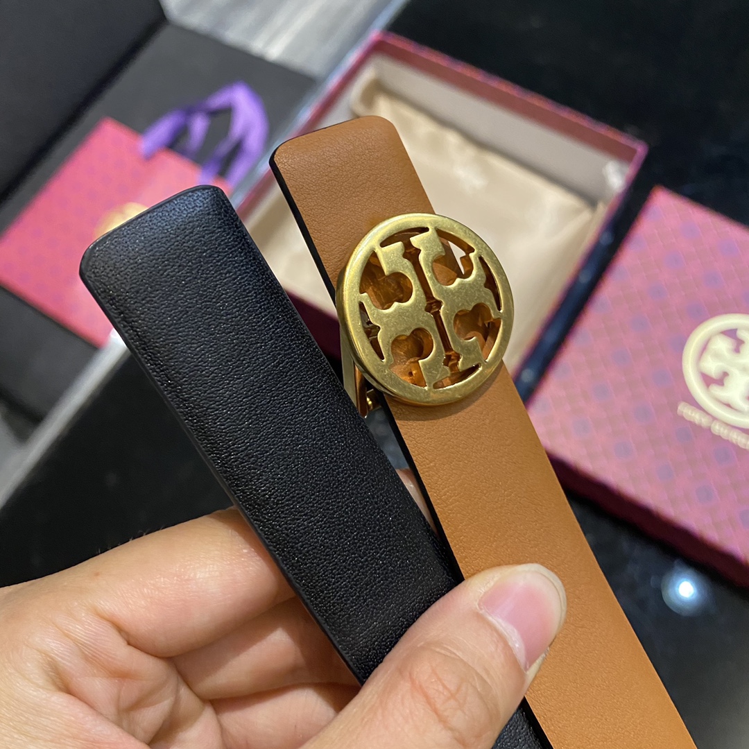 托里伯奇双面可用.平纹小牛皮.2.5