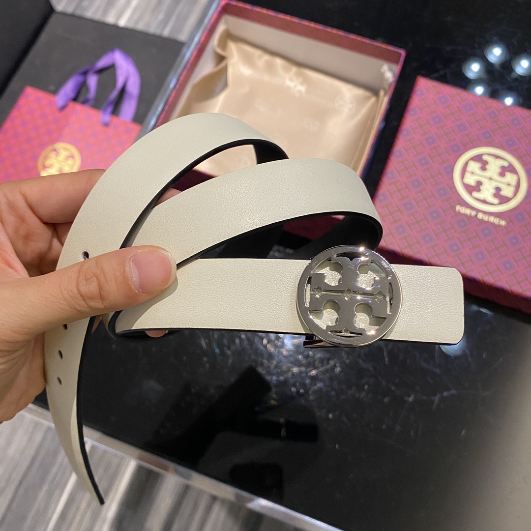 托里伯奇双面可用.平纹小牛皮.2.5