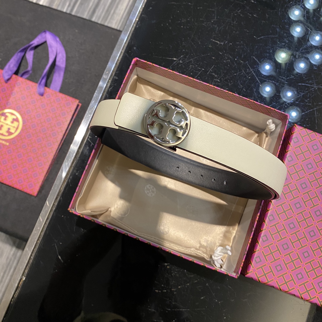 托里伯奇双面可用.平纹小牛皮.2.5
