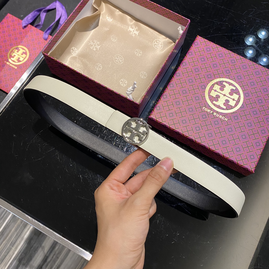托里伯奇双面可用.平纹小牛皮.2.5
