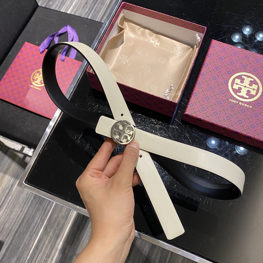 托里伯奇双面可用.平纹小牛皮.2.5