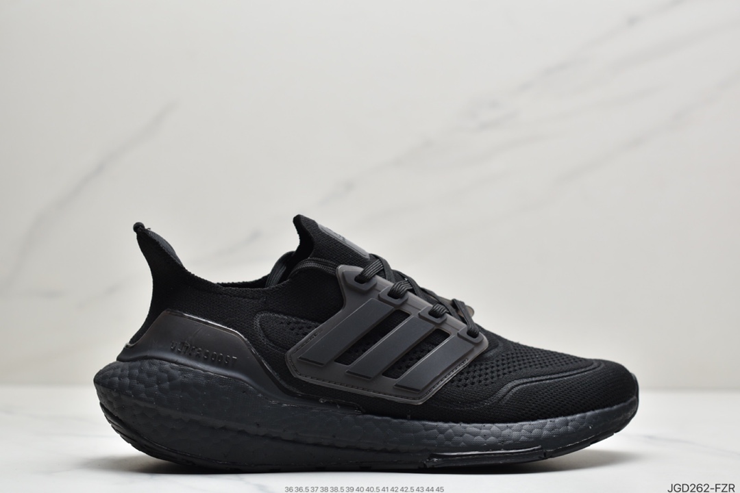 180 2021SS全新阿迪达斯/Adidas Ultra Boost 2021”All White”UB2021版袜套式针织鞋面休闲运动慢跑鞋 FY0375