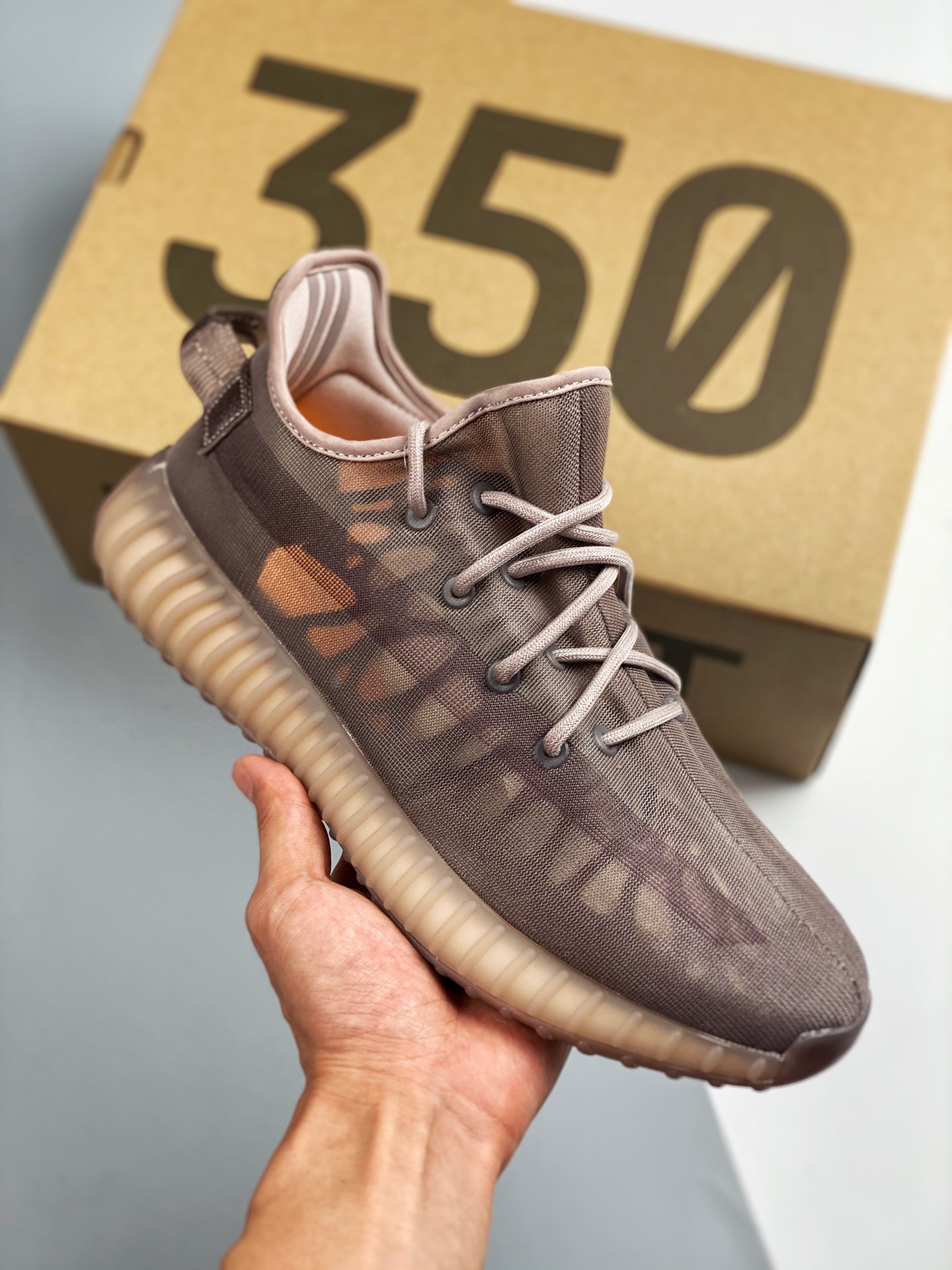 Yeezy Boost 350 V2 "Mono Mist" niebla marrón, BASF original, producido por una gran fábrica de comercio exterior de ren…