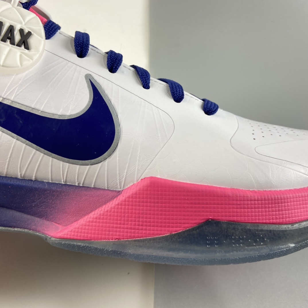 P290 Nike Zoom Kobe 5 Protro ”KAY YOW” 科比5 白粉紫色 低帮运动篮球鞋 CW2210-100