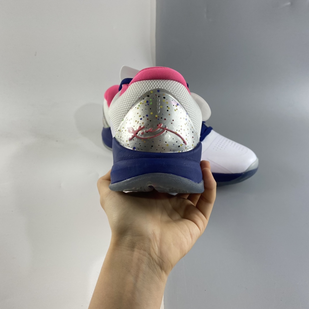 P290 Nike Zoom Kobe 5 Protro ”KAY YOW” 科比5 白粉紫色 低帮运动篮球鞋 CW2210-100