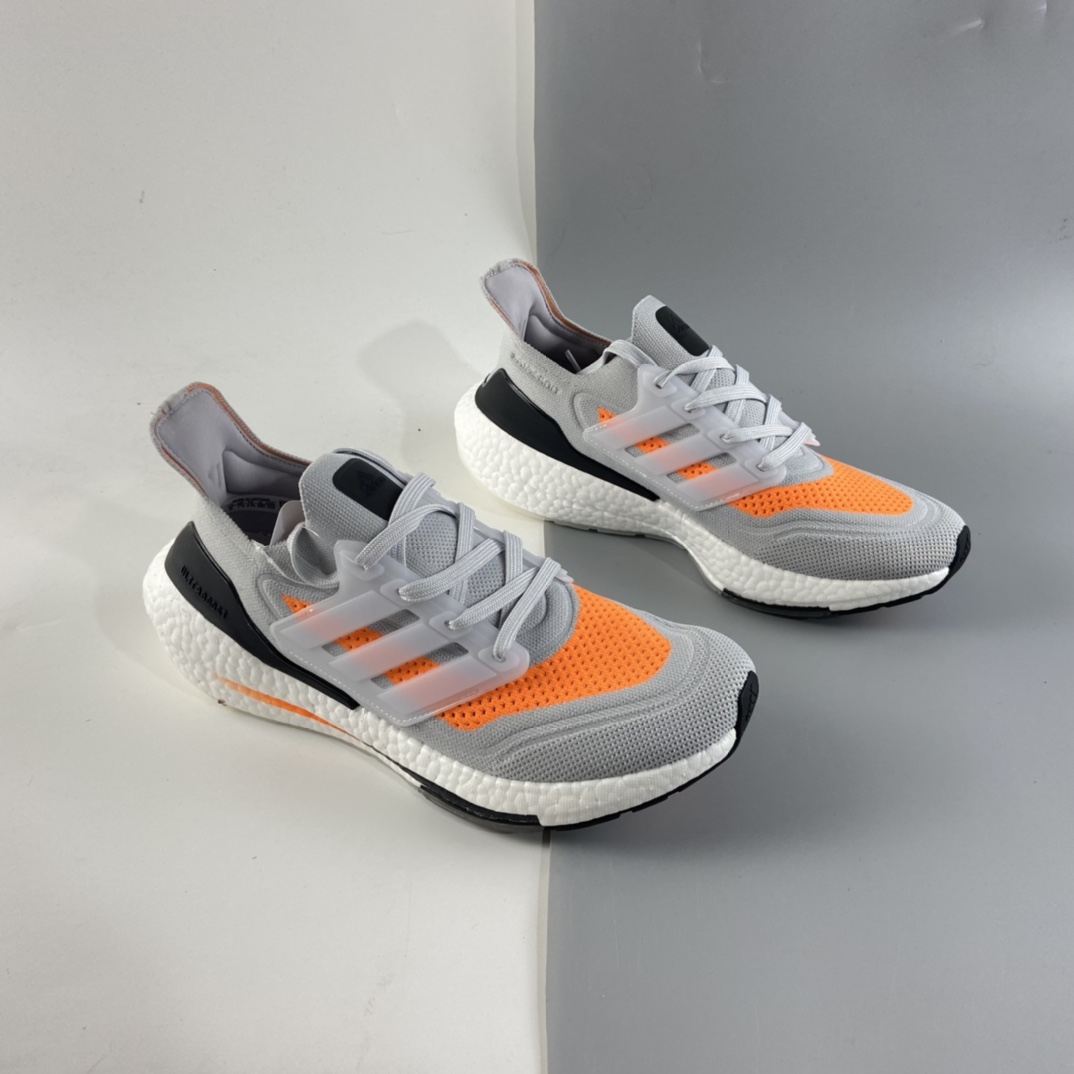 P200 AD UltraBoost 21 加厚爆米花袜套式针织鞋面休闲运动慢跑鞋 FY5391