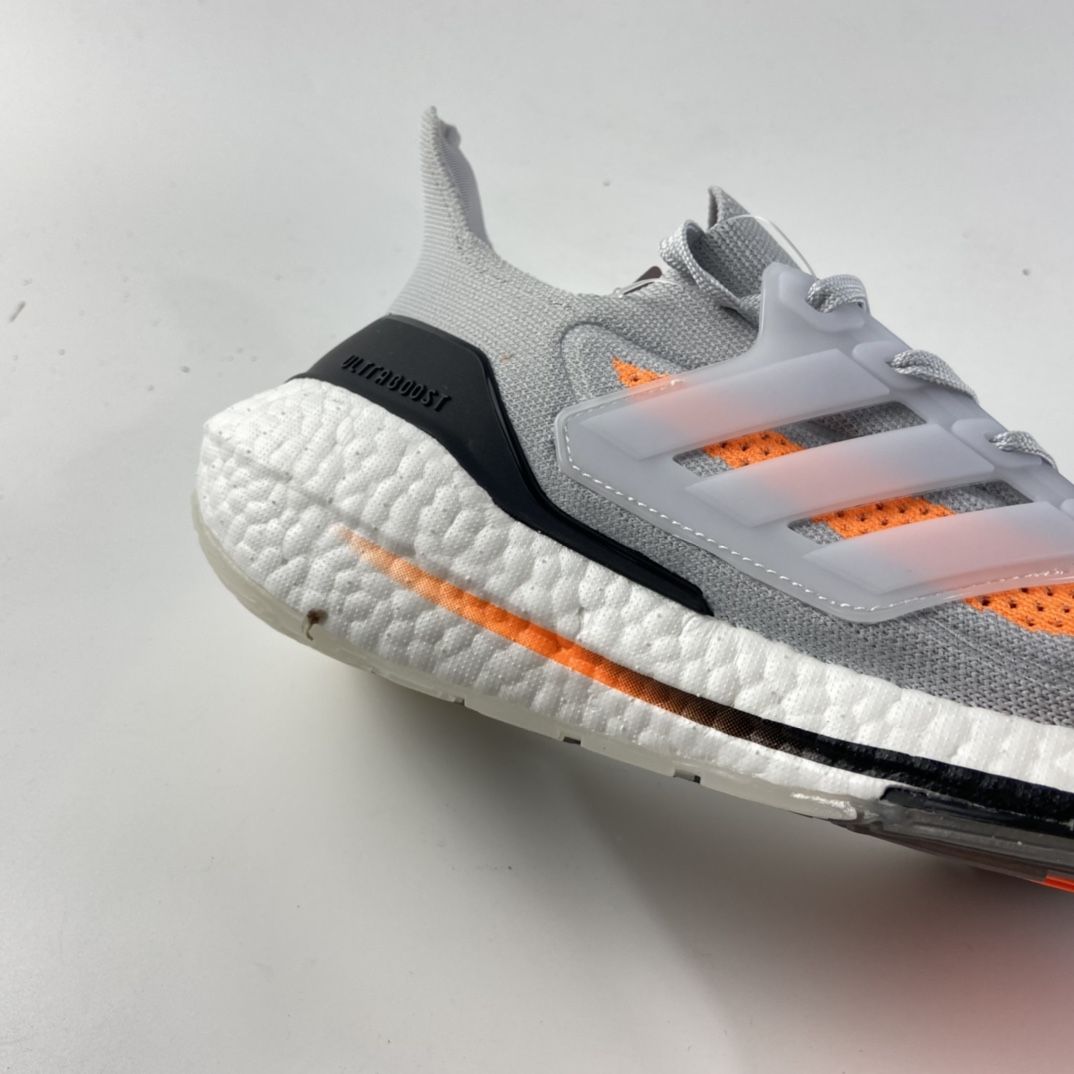 P200 AD UltraBoost 21 加厚爆米花袜套式针织鞋面休闲运动慢跑鞋 FY5391