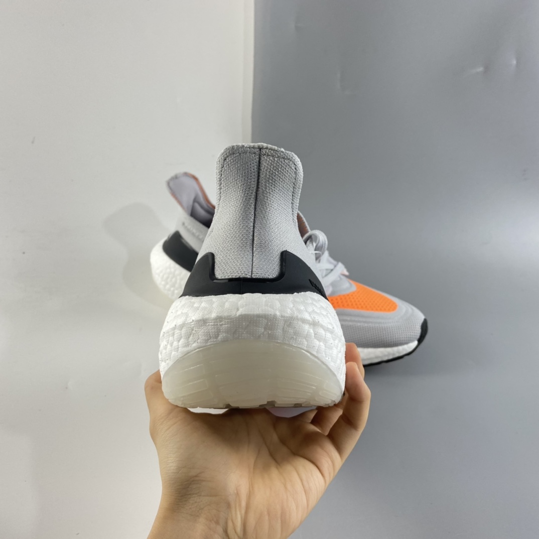 P200 AD UltraBoost 21 加厚爆米花袜套式针织鞋面休闲运动慢跑鞋 FY5391