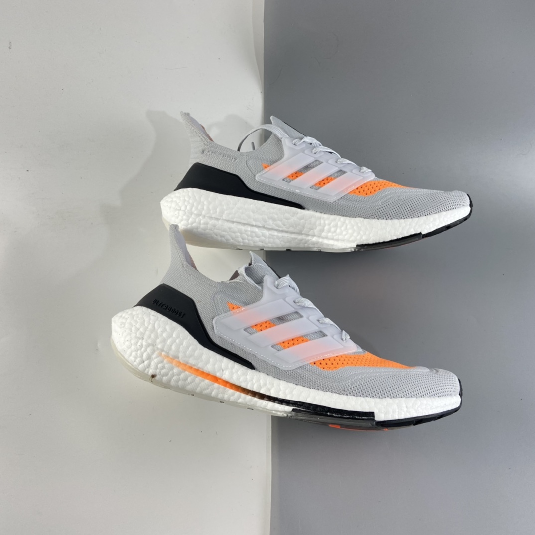 P200 AD UltraBoost 21 加厚爆米花袜套式针织鞋面休闲运动慢跑鞋 FY5391