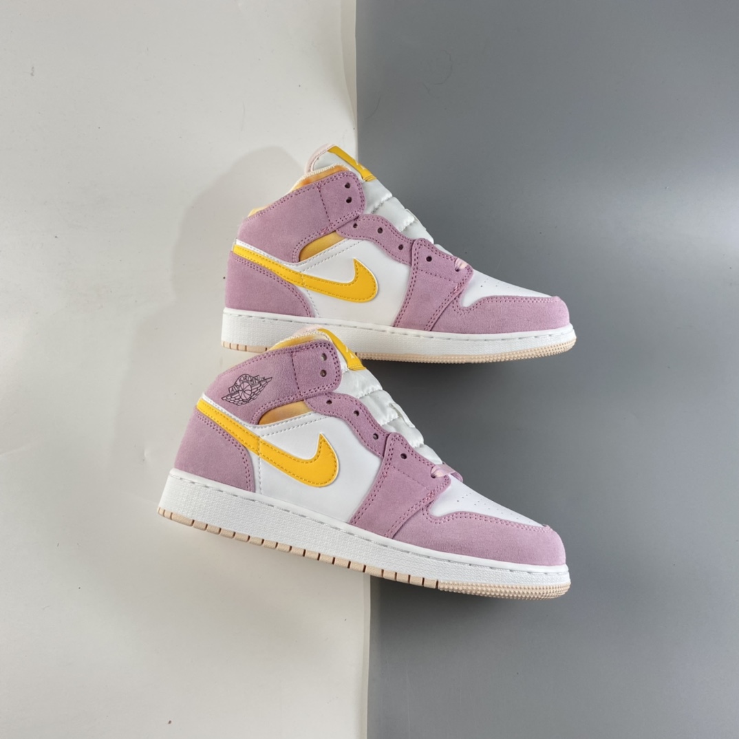 P260 Air Jordan 1 Mid AJ1 乔1 中帮百搭休闲运动板鞋 DC9517-600