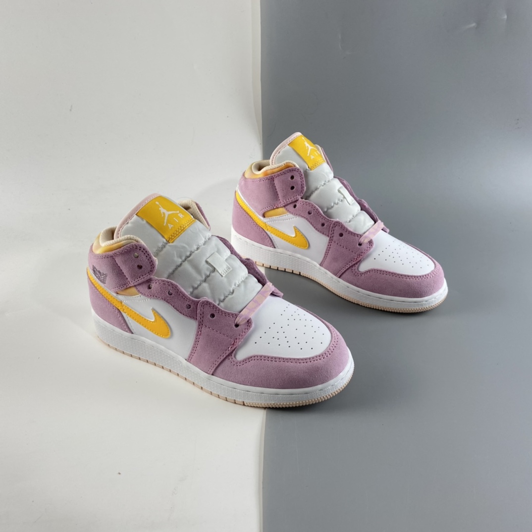 P260 Air Jordan 1 Mid AJ1 乔1 中帮百搭休闲运动板鞋 DC9517-600