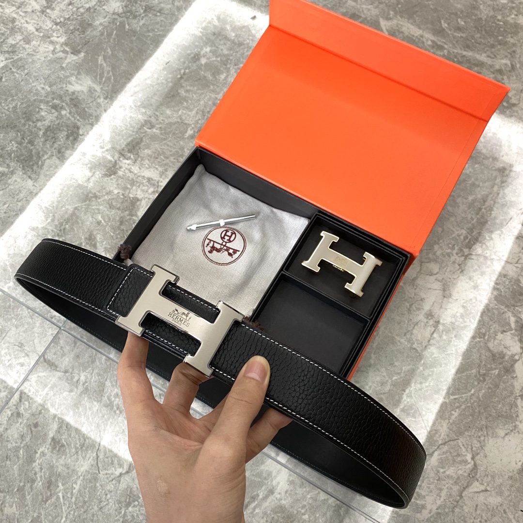 G5   爱马仕双扣套装腰带 皮带