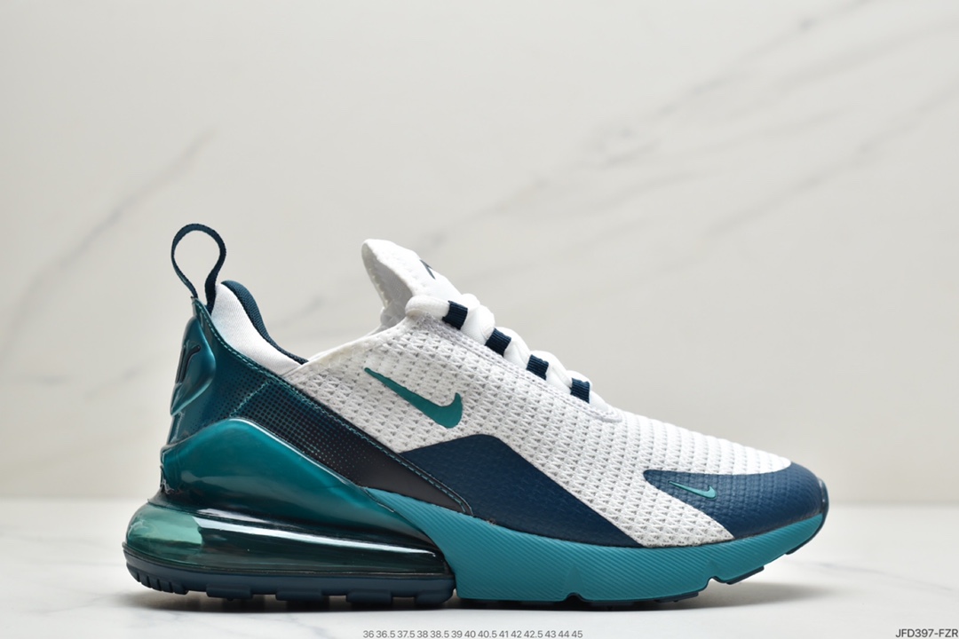 170 耐克Nike NIKE AIR MAX 270 FLYKNIT 混合科技 透气后掌半气垫慢跑鞋FZR
