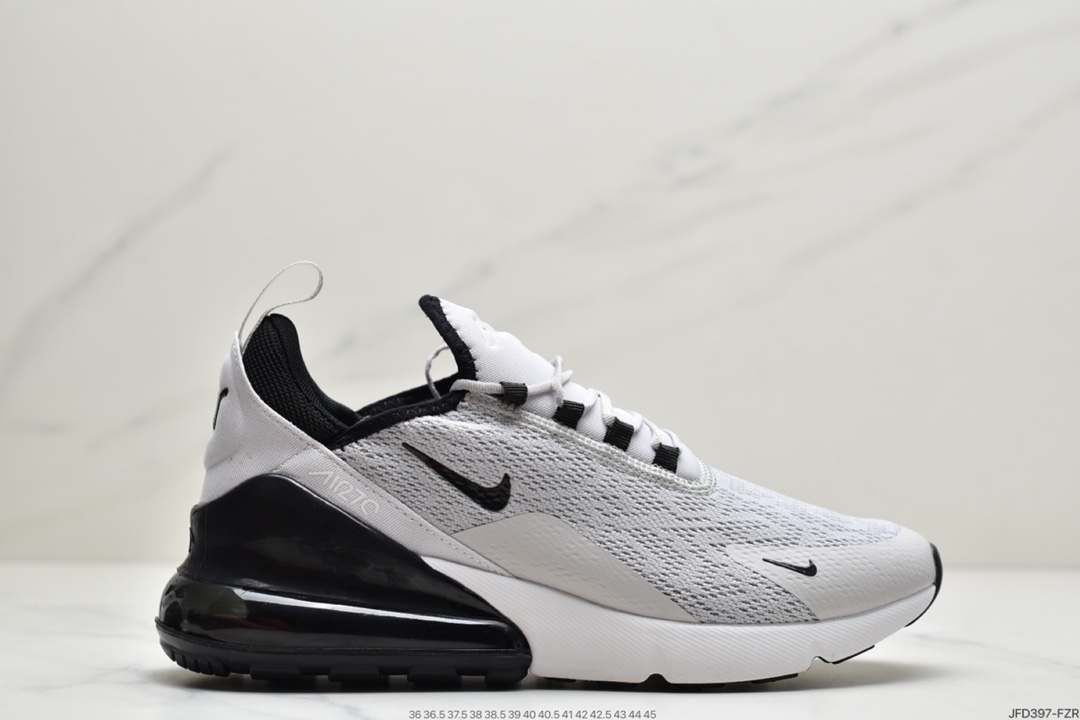 170 耐克Nike NIKE AIR MAX 270 FLYKNIT 混合科技 透气后掌半气垫慢跑鞋FZR