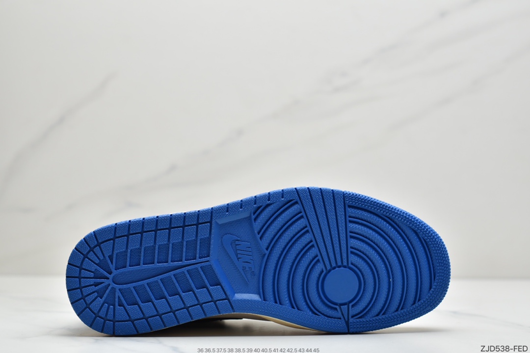 240  Travis Scott x Fragment x Air Jordan 1 High OG SP “Military Blue”闪电倒钩鞋头 DH3227-105