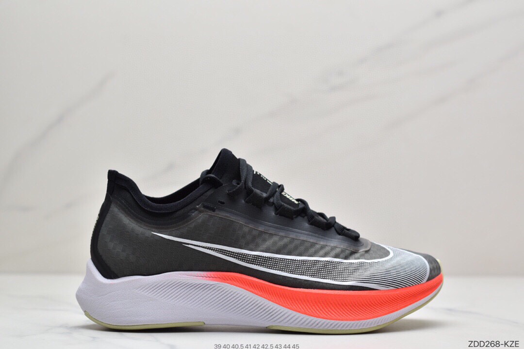 230 耐克NIKE ZOOM FLY3 新款内置zoom气垫 马拉松透气登月飞马跑  AT8240-800