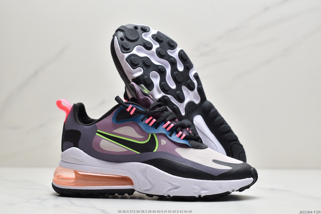 160 耐克NIKE Air Max 270 React 瑞亚赛车系列 CV8818-500