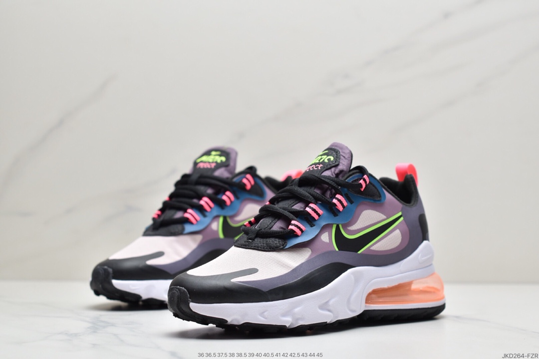 160 耐克NIKE Air Max 270 React 瑞亚赛车系列 CV8818-500