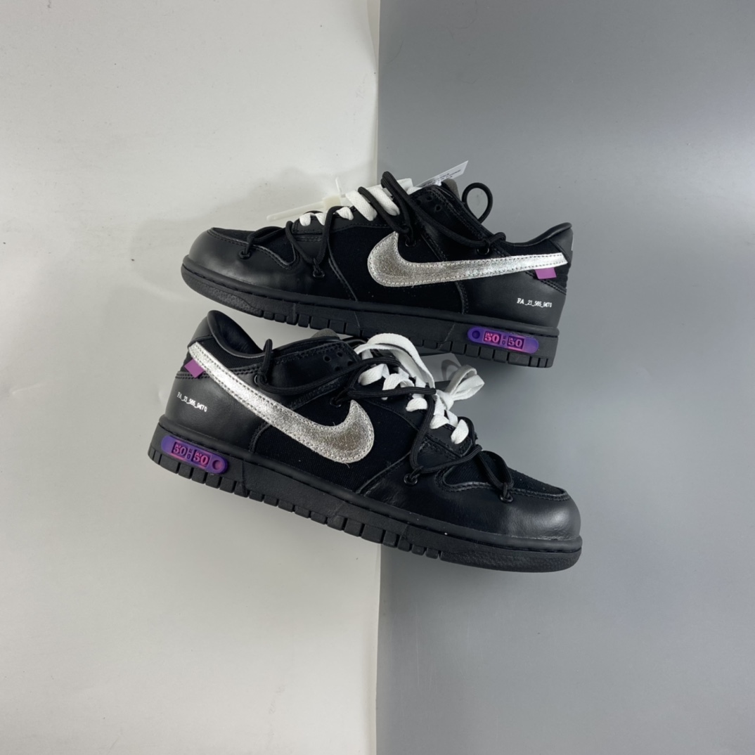 P360 Off-White x Futura xDunk OW 联名款扣篮系列复古滑板鞋 DM1602-001