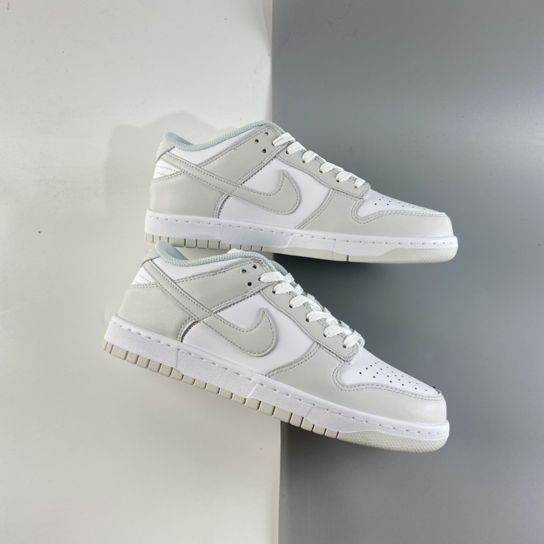 P280 Nike SB Dunk Low 扣篮系列白淡灰配色低帮休闲运动滑板鞋 DD1503-103