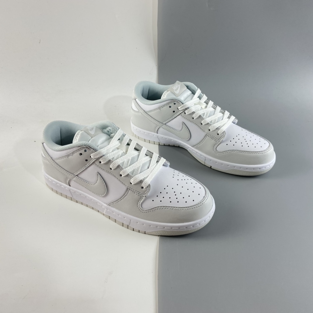 P280 Nike SB Dunk Low 扣篮系列白淡灰配色低帮休闲运动滑板鞋 DD1503-103