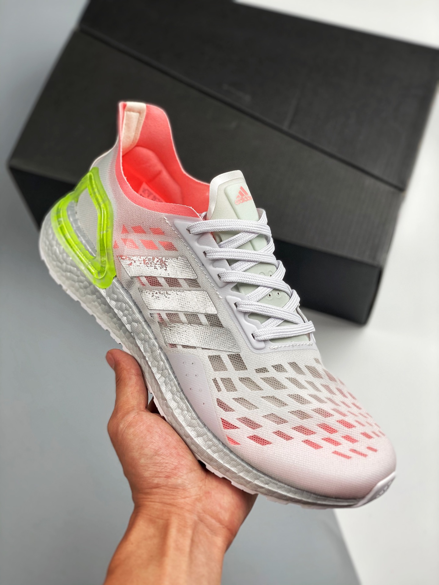 Adidas ULTRABOOST PB zapatillas de deporte casual de punto tipo calcetín para correr, nuevo refuerzo de costuras en la …