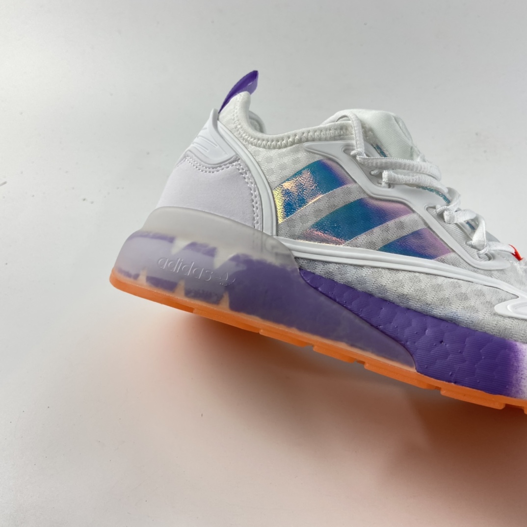 P220 Ad ZX 2K Boost 网纱针织呼吸面套脚休闲运动慢跑鞋 GV7760