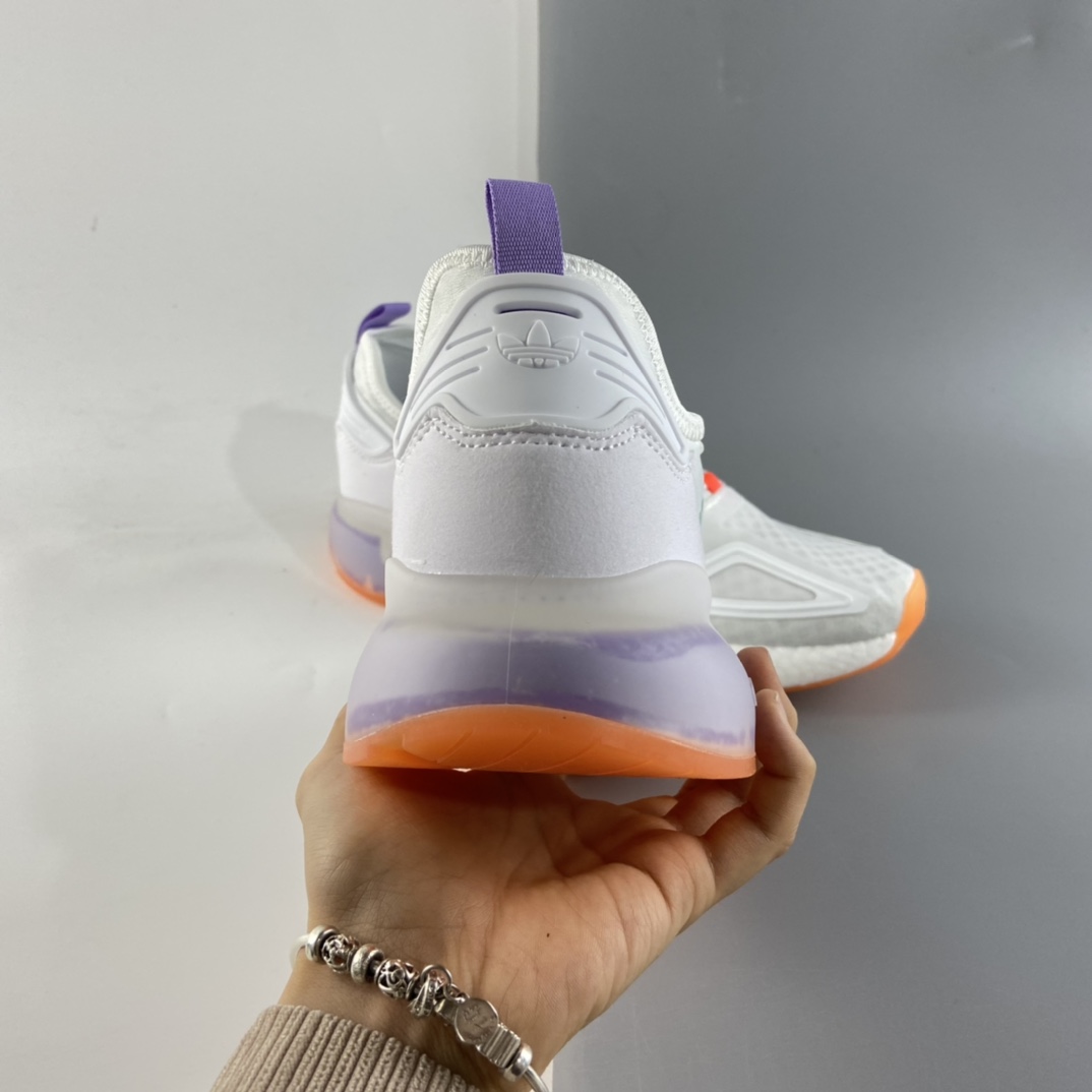 P220 Ad ZX 2K Boost 网纱针织呼吸面套脚休闲运动慢跑鞋 GV7760