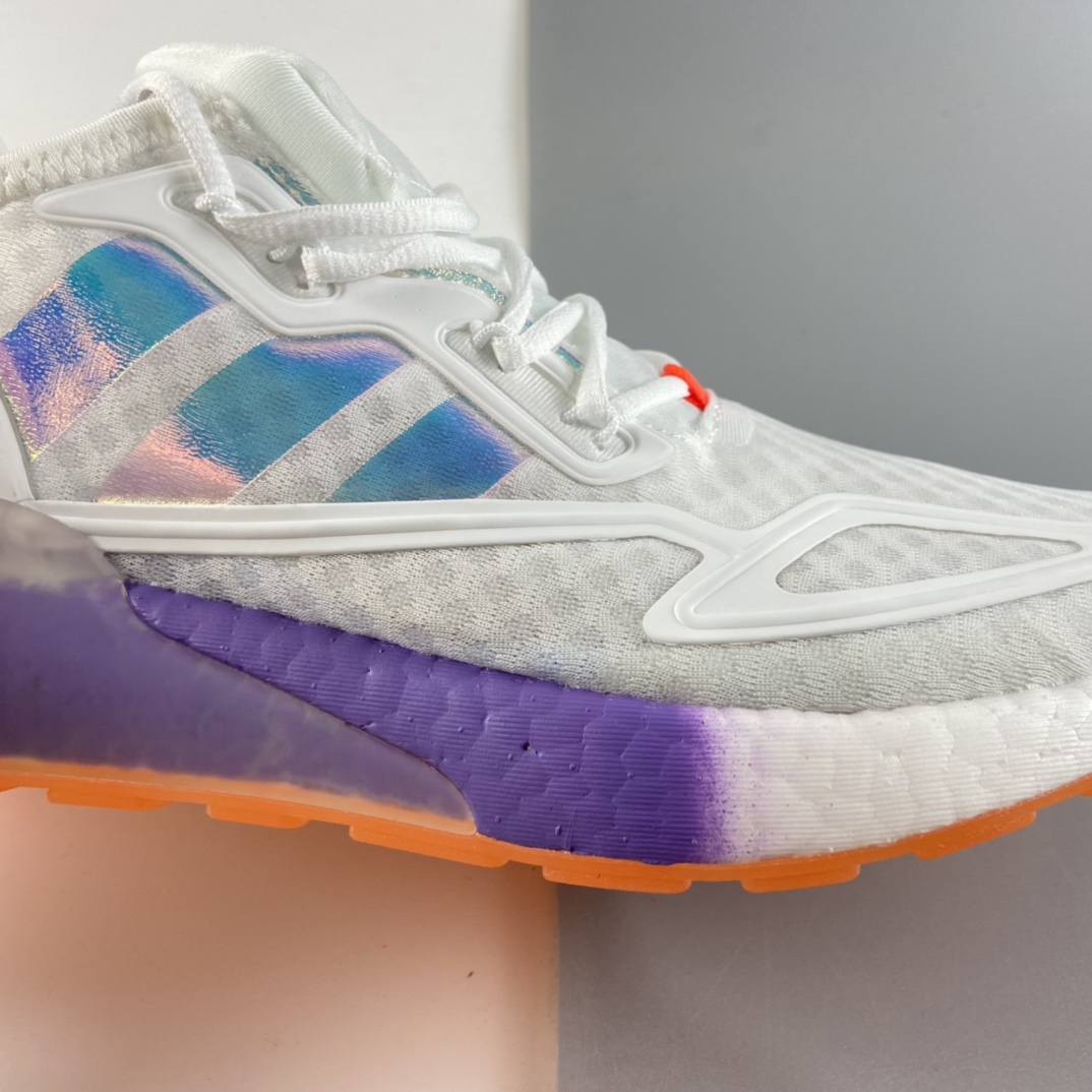 P220 Ad ZX 2K Boost 网纱针织呼吸面套脚休闲运动慢跑鞋 GV7760