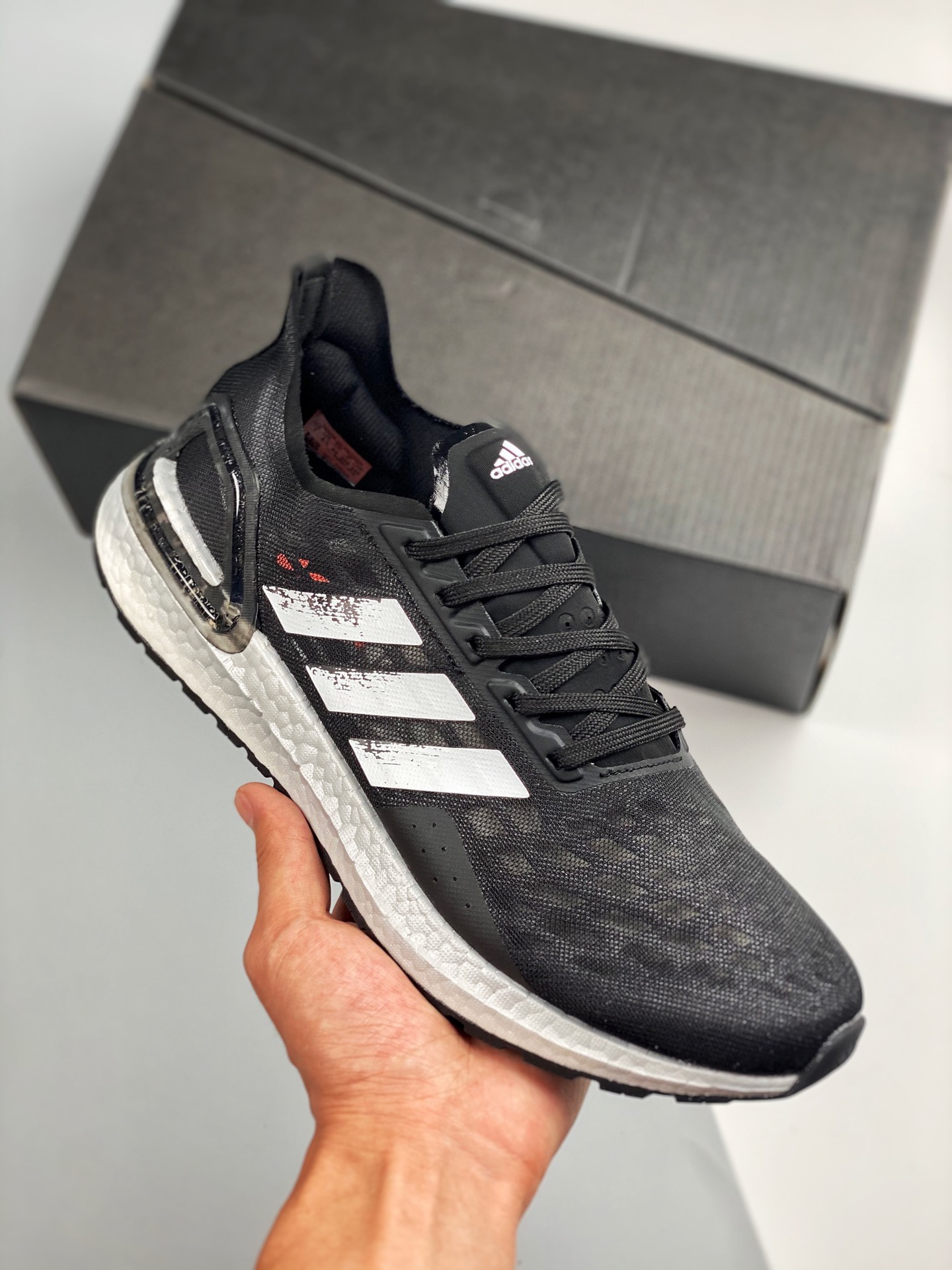 Adidas ULTRABOOST PB zapatillas de deporte casual de punto tipo calcetín para correr, nuevo refuerzo de costuras en la …