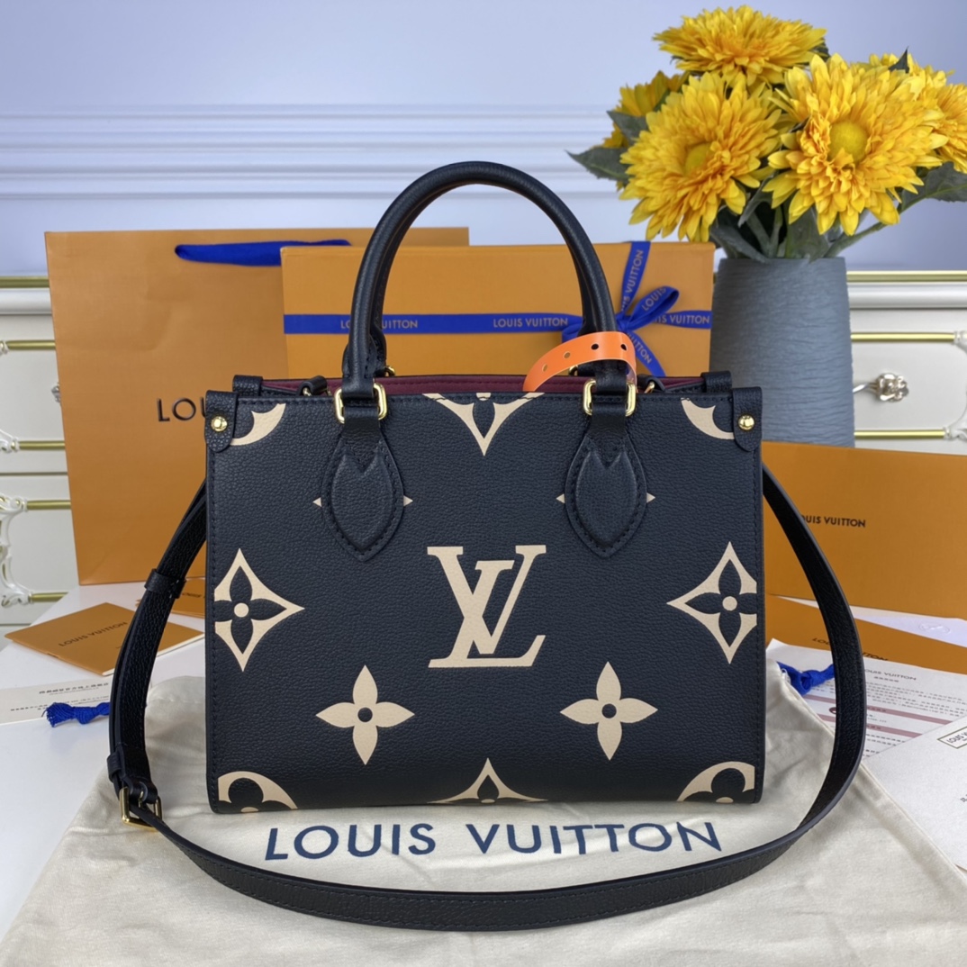 Louis Vuitton LV Onthego Top
 Bags Handbags Black Printing Mini M45659