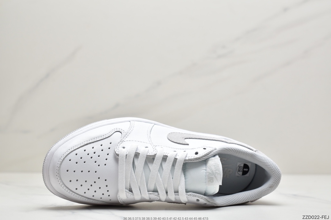 250 Air Jordan 1 Low OG “Neutral Grey”白灰鞋款鞋身为白色 CZ0775-100
